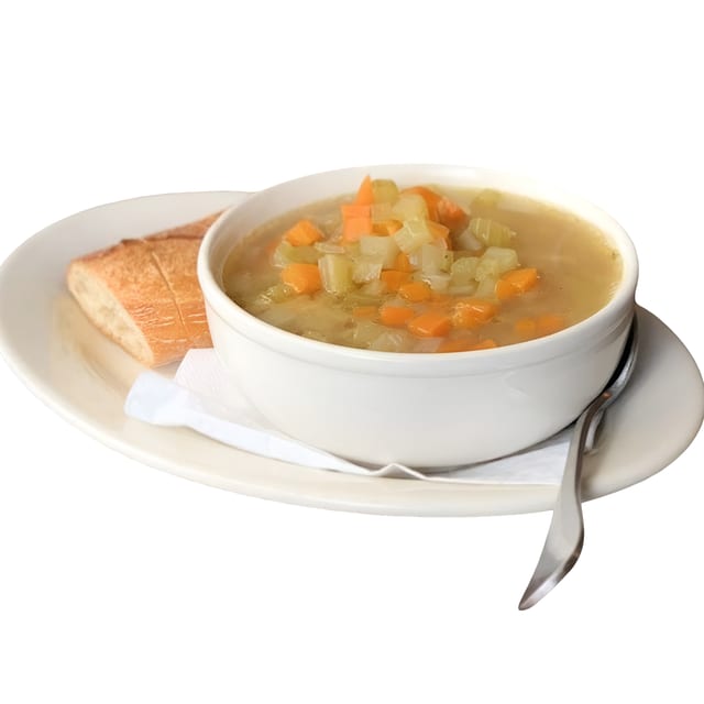 Lemon Chicken Orzo Soup.