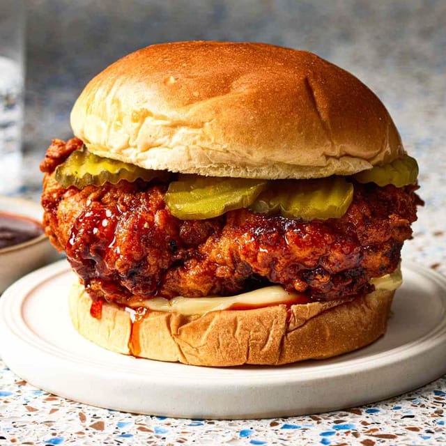 Crispy Chicken on a Bun.