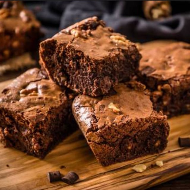 Vegan Chocolate Chip Brownie.