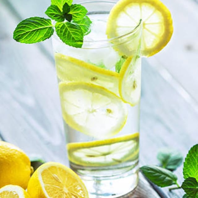 Mint Rosewater Lemonade.