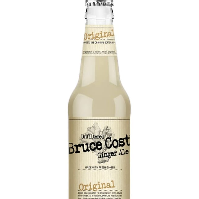 Natural Ginger Soda Bruce Cost.